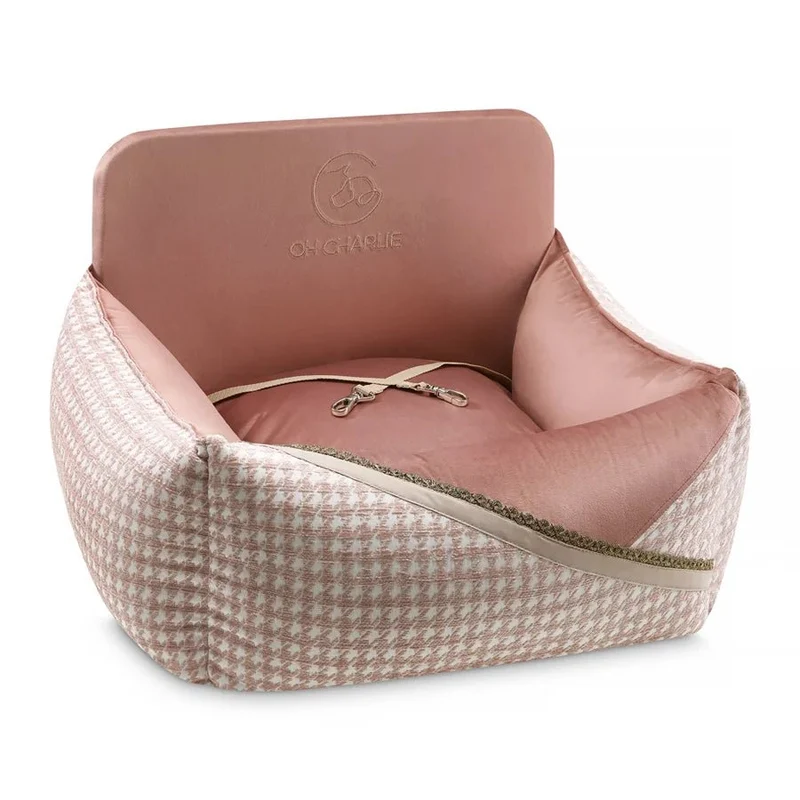 Oh Charlie Dog Car Seat Bed Glamour