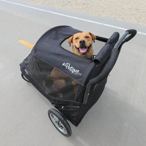 Petique Apollo Elite Pet Stroller & Trailer | Integrated Ramp