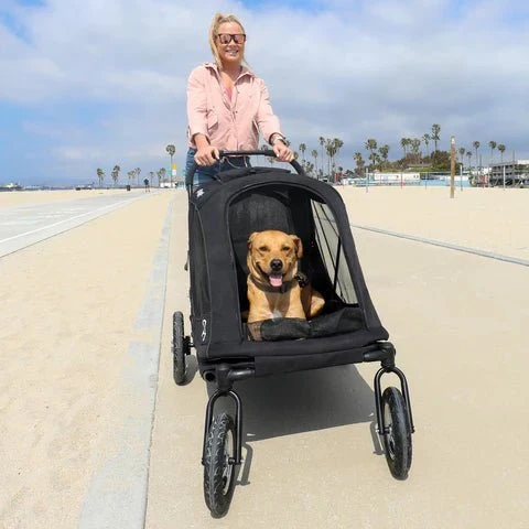 Petique Apollo Elite Pet Stroller & Trailer | Integrated Ramp