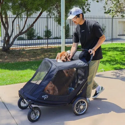 Petique Apollo Elite Pet Stroller & Trailer | Integrated Ramp