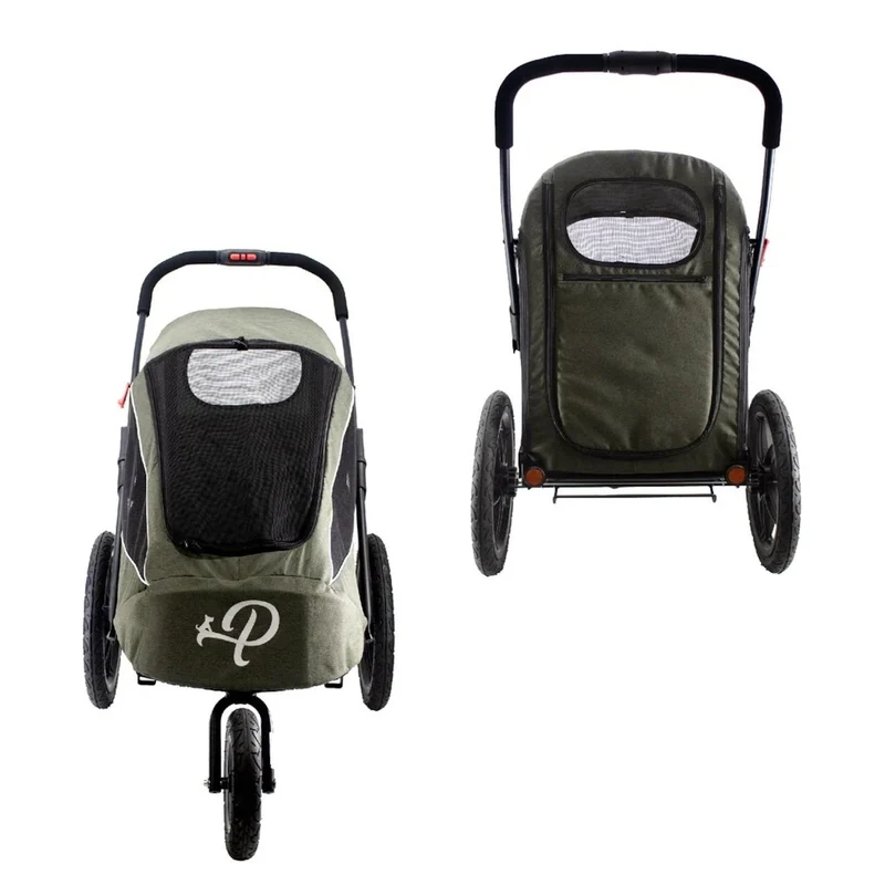 Petique Breeze Pet Jogger Stroller incl. Free Rain Cover & Bike Adapter