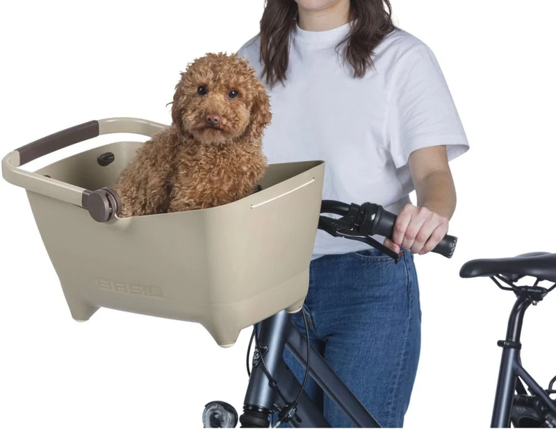 Basil Buddy KF Dog Bike Front Basket