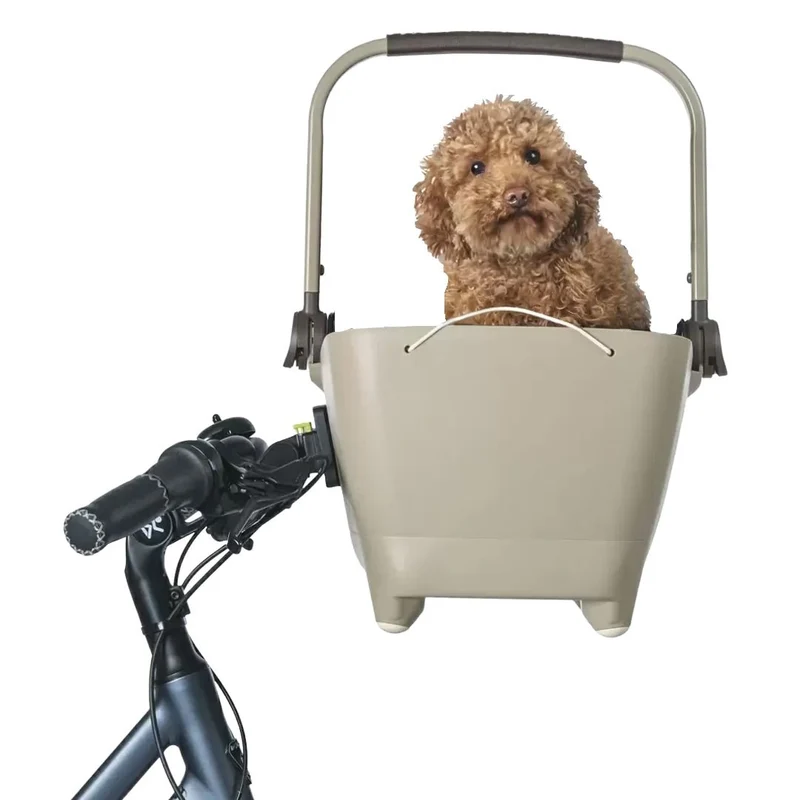 Basil Buddy KF Dog Bike Front Basket