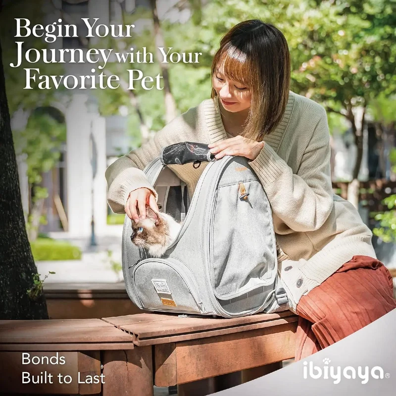 Ibiyaya Adventure Cat Carrier Backpack | Airline-Approved