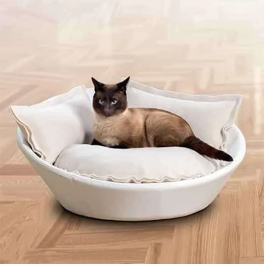 Pet Interiors Leather Pet Bed MILA