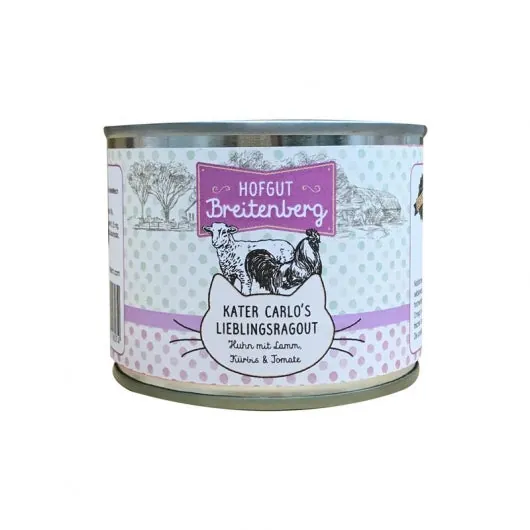 Hofgut Breitenberg Cat Kater Carlos Lieblingsragout - 12x180g