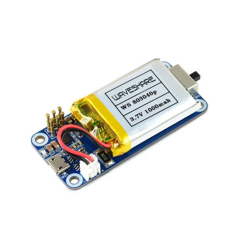 Waveshare Uninterruptible 5V Power Supply UPS HAT For Raspberry Pi Zero