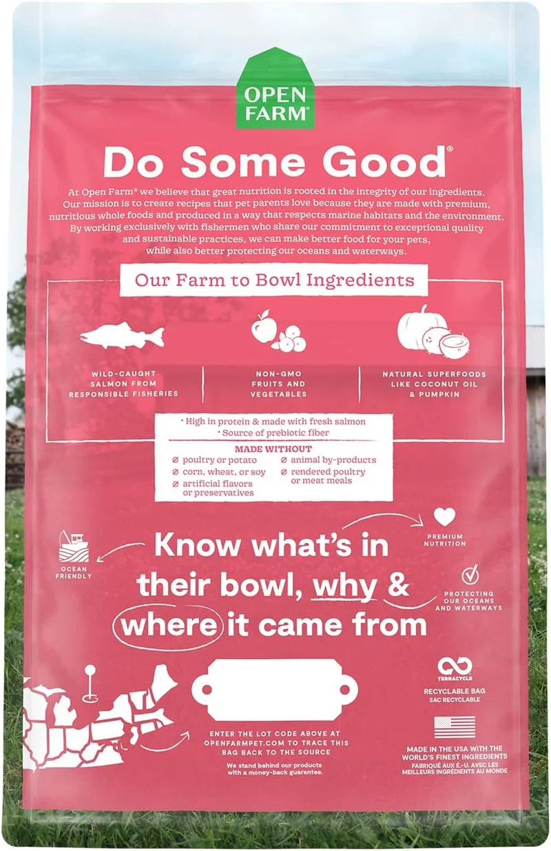 Open Farm Grain Free Wild Caught Salmon Dry Cat Food