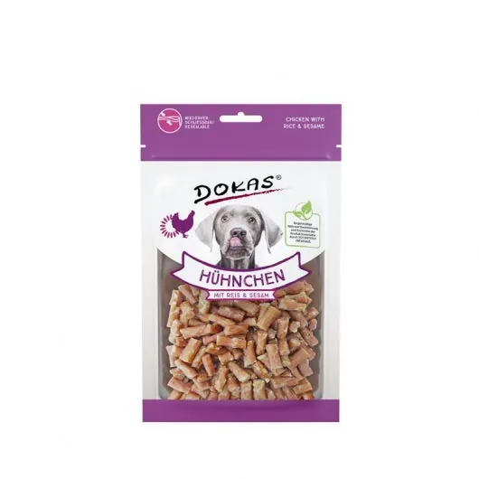 Dokas Dog Snack Hühnchen mit Reis und Sesam 70 g