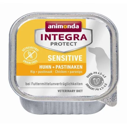 Animonda Dog Schale Integra Protect Sensitiv Huhn - Diätfutter für Hunde (11x150g)
