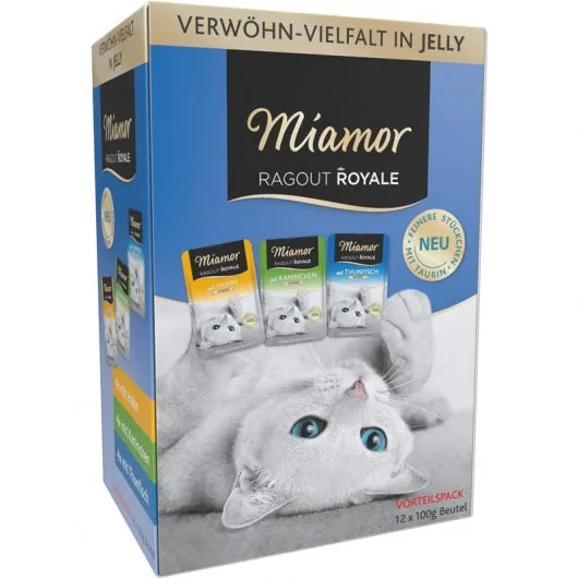 Miamor MP Ragout Royale in Jelly 12x - 4x100g – leicht verdaulich