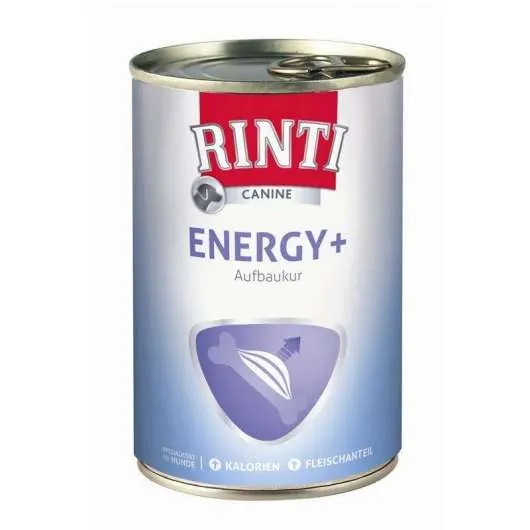 Rinti Canine Energy + - 12x400g – zur Gewichtszunahme in der Rekonvaleszenz