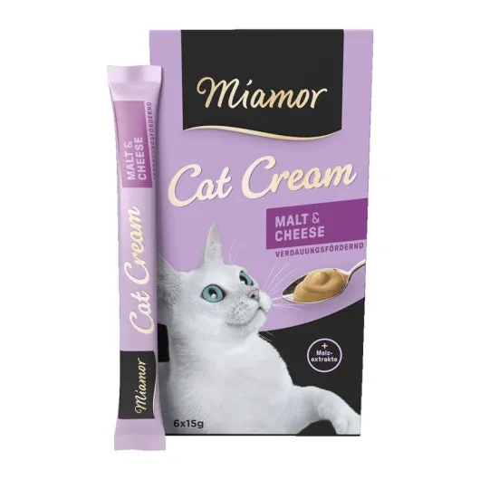 Miamor Cat Confect Malt-Cream & Käse - 6x15g