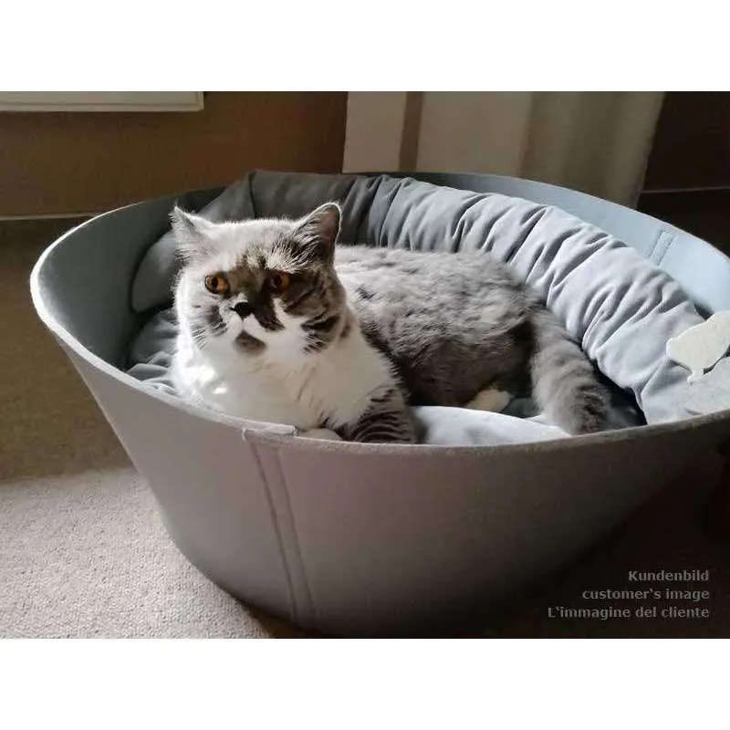 Pet Interiors CREDO Felt Designer Cat Bed