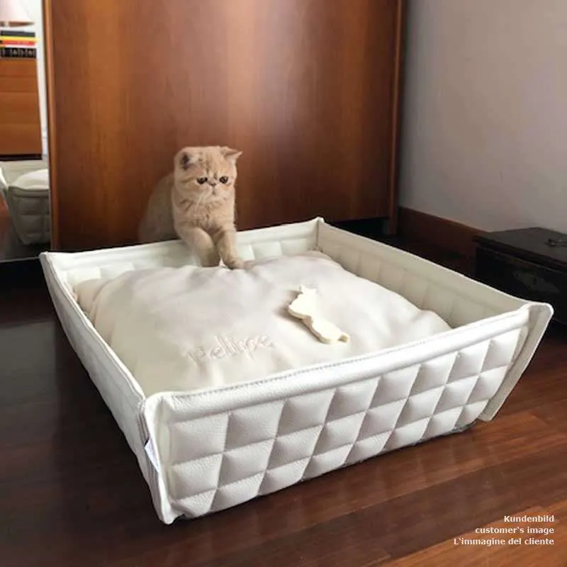 Pet Interiors Faux Leather Cat Basket BOWL