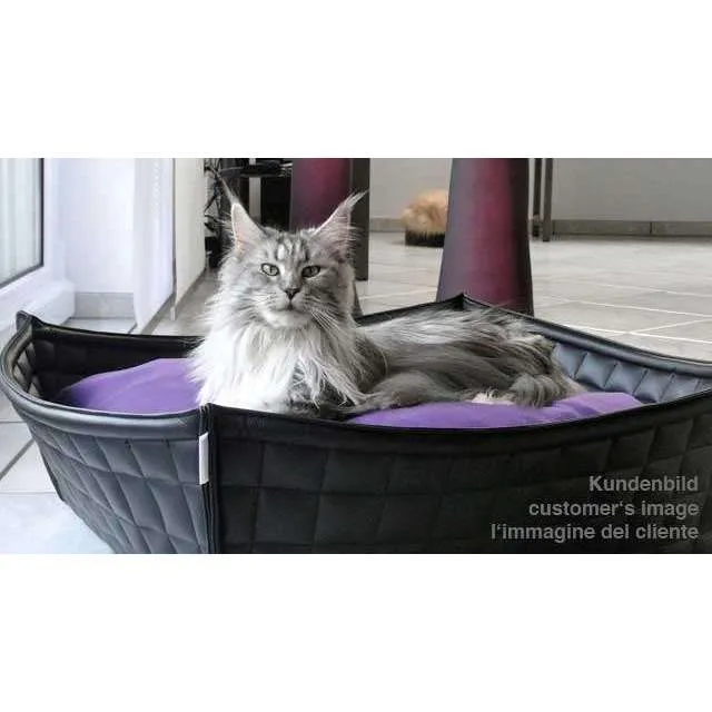 Pet Interiors Faux Leather Cat Basket BOWL