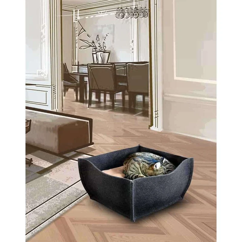 Pet Interiors Felt Cat Basket BOWL