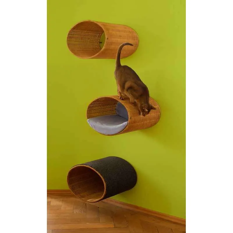 Pet Interiors Rondo Wicker Cat Wall Climber