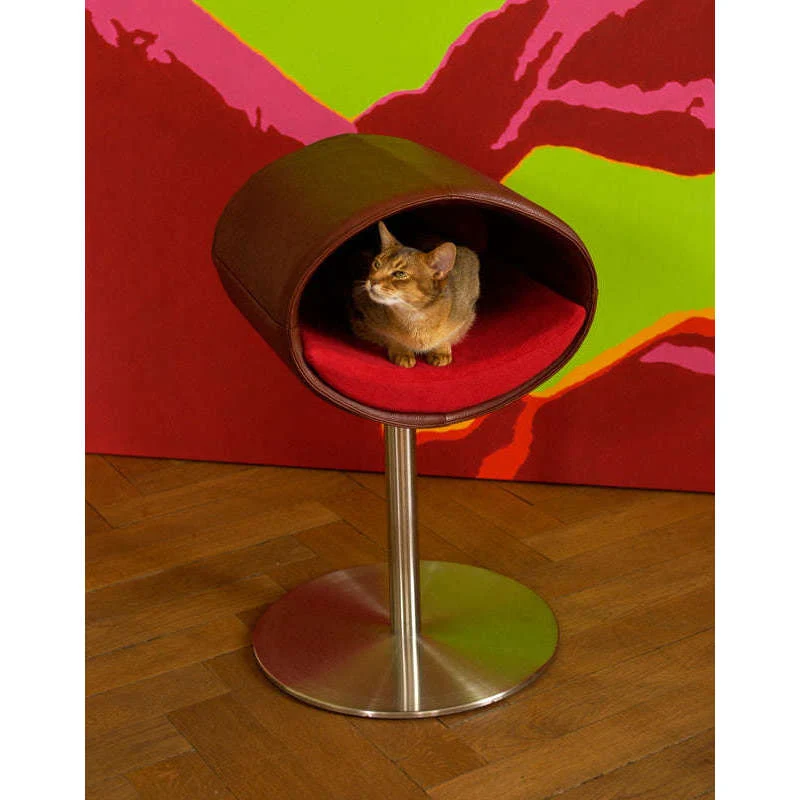 Pet Interiors Rondo Leatherette Cat Bed Stand