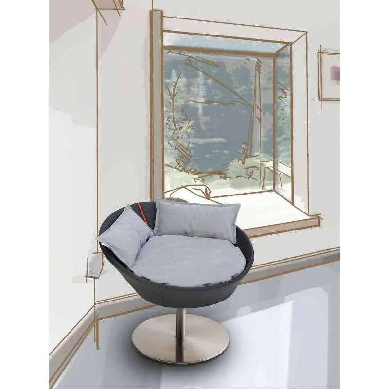 Pet Interiors Cosmo Leather Deluxe Cat Bed