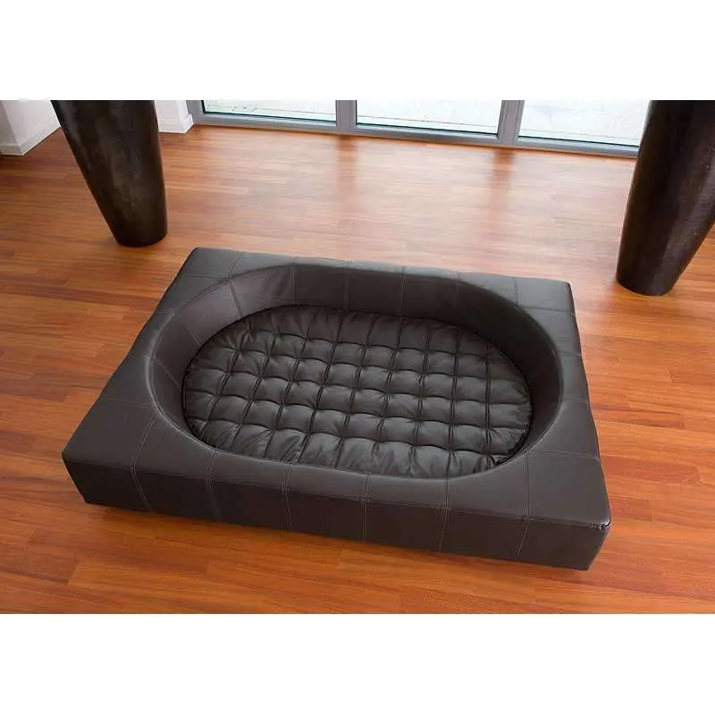 Pet Interiors Cube Faux Leather Dog Bed