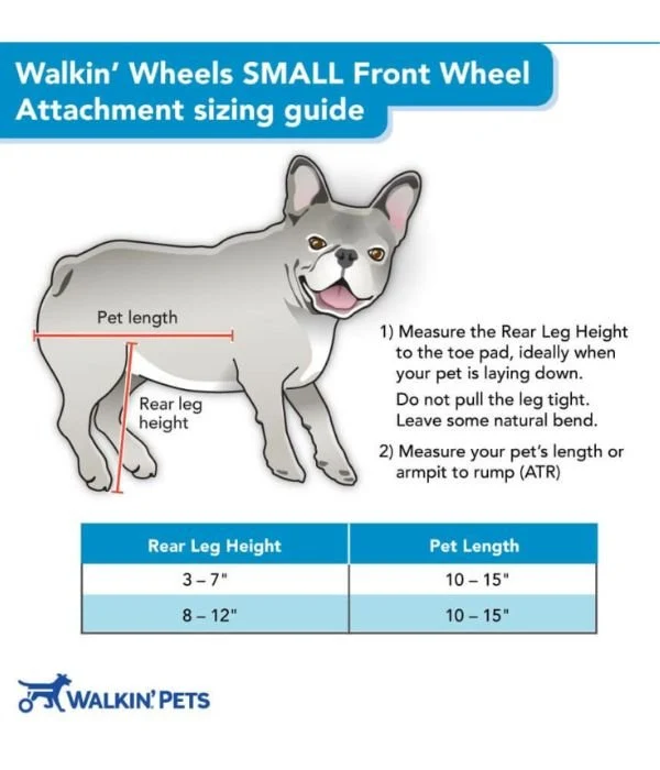 Walkin Wheels® SMALL Front Wheels Attachment