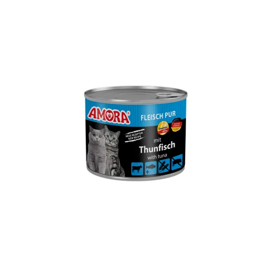 Amora Cat Fleisch Pur mit Thunfisch – 70 % Fleischanteil