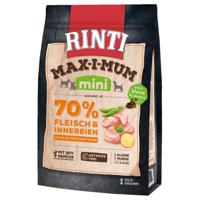 Rinti Max-i-mum mini Huhn - Hundefutter für kleine Hunde