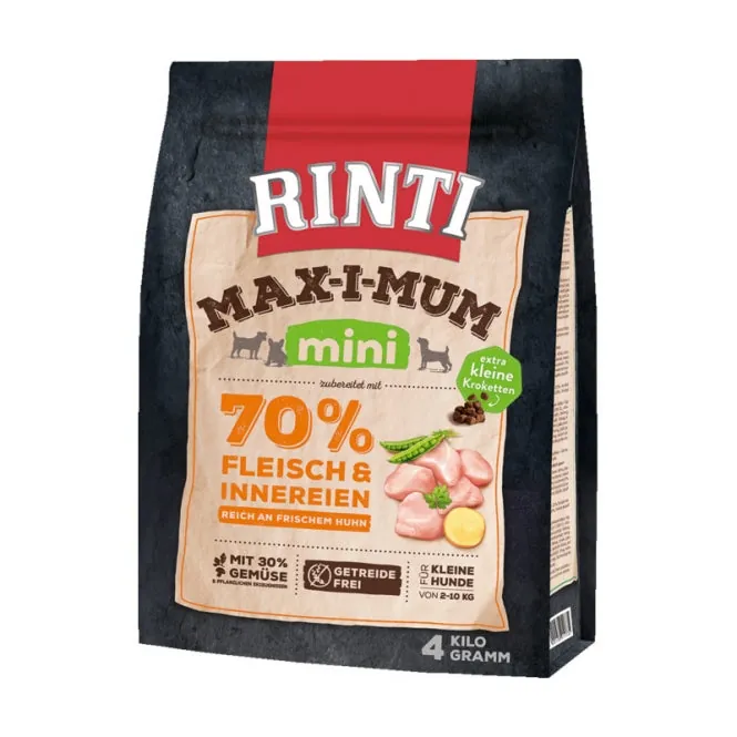 Rinti Max-i-mum mini Huhn - Hundefutter für kleine Hunde