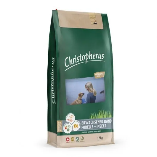 Christopherus Getreidefrei Forelle & Insekt - Hundefutter