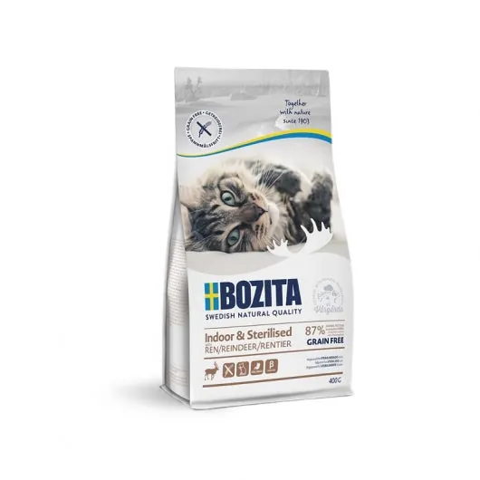 Bozita Indoor & Sterilised Grainfree Reindeer - Katzenfutter