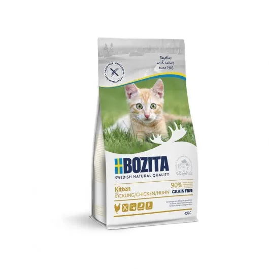 Bozita Kitten Grain free Chicken - Trockenfutter für Kitten