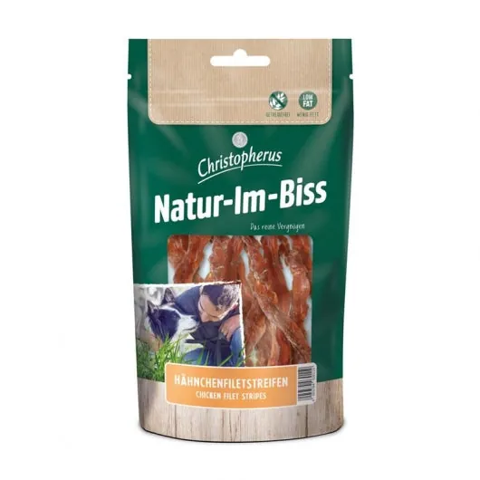 Christopherus Snack Hähnchenfiletstreifen - Leckerbissen für Hunde
