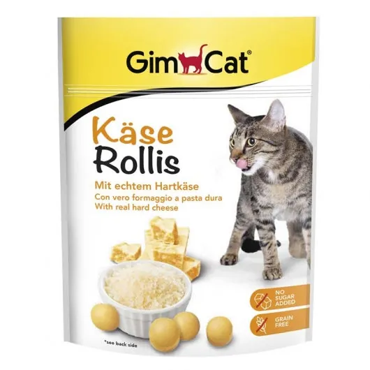 GimCat Käse-Rollis für Katzen – köstliche Snacks ohne Zuckerzusatz