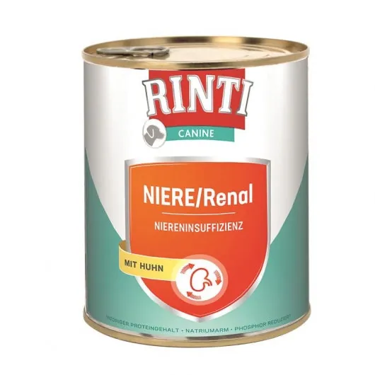 Rinti Dose Canine Niere/Renal Huhn für Hunde – Niedriger Proteingehalt