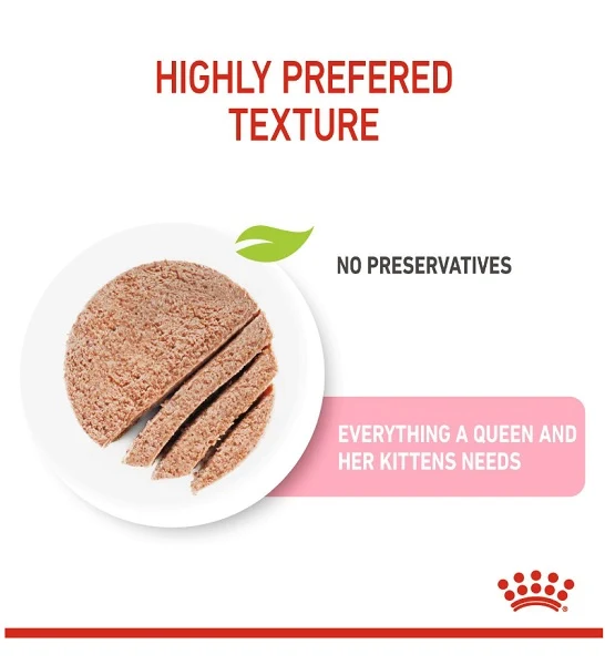 Royal Canin Mother & Babycat Mousse - Young & Adult Wet Cat Food