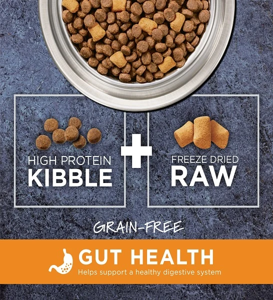 Instinct Raw Boost Kibble Chicken Gut Health Dog Dry Food 18lbs
