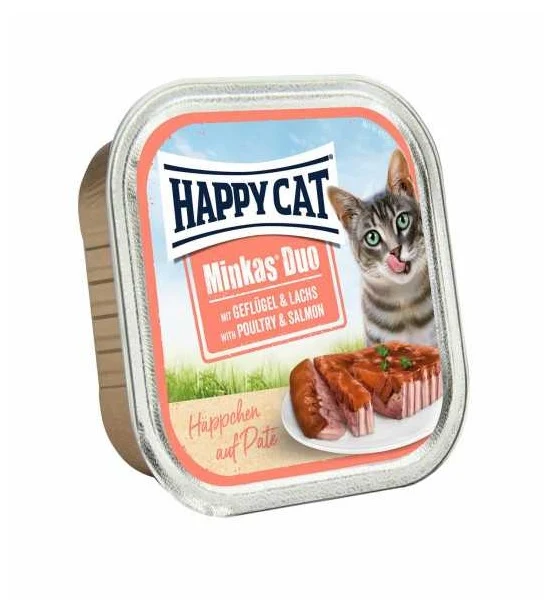 Happy Cat Minkas Duo Poultry & Salmon 100G