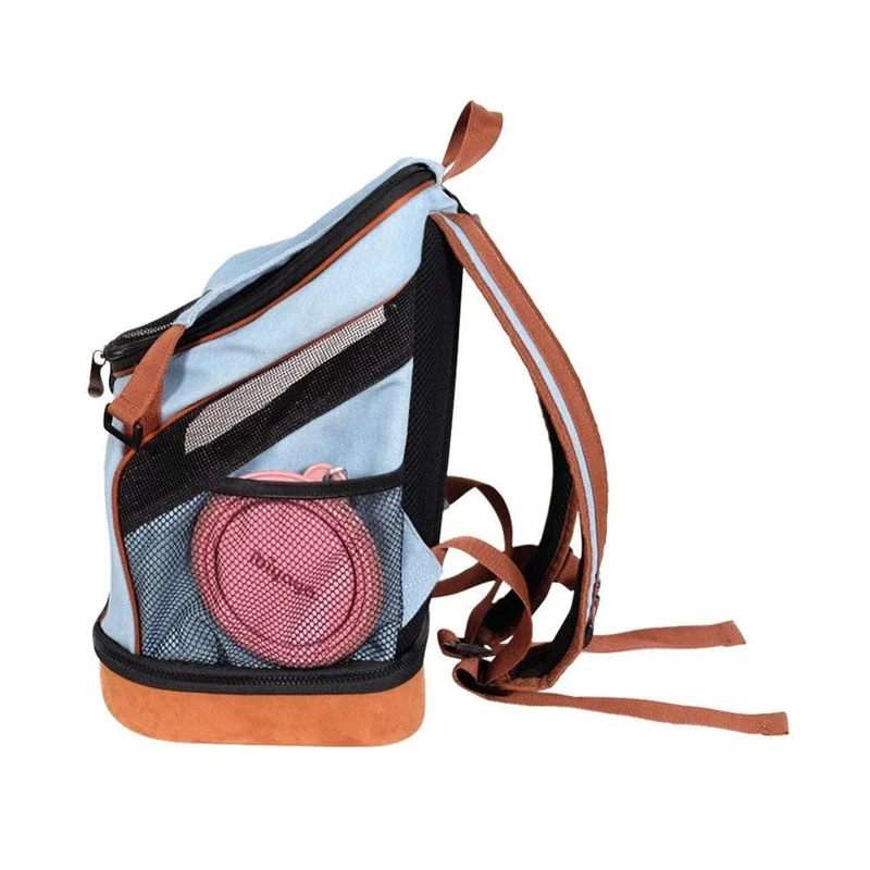 Ibiyaya Denim Fun Lightweight Pet Backpack | Airline-Approved