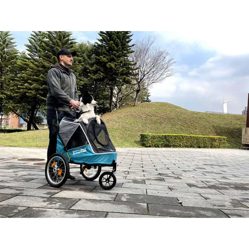InnoPet Sporty Evolution V2.0 Dog Pram & Dog Bike Trailer with Free Rain Cover