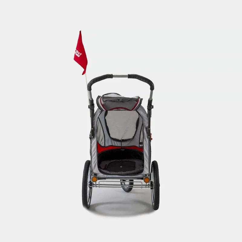 InnoPet Sporty Deluxe Pet Pram & Dog Bike Trailer with Free Rain Cover