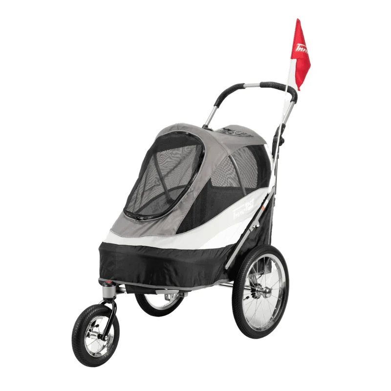 InnoPet Sporty Deluxe Pet Pram & Dog Bike Trailer with Free Rain Cover