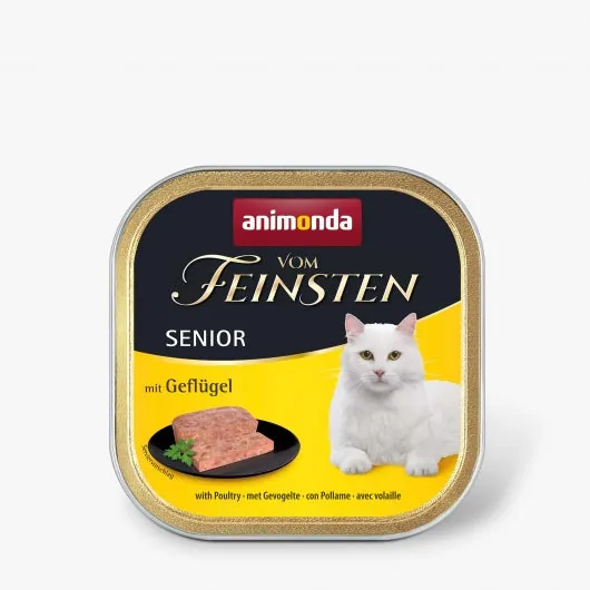 Animonda vom Feinsten Senior mit Geflügel – 32x100g