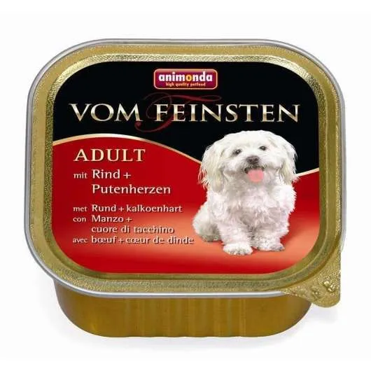 Animonda vom Feinsten Adult Rind & Putenherzen - 22x150g