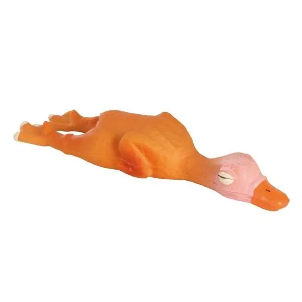Trixie Mini-Ente aus Latex 14 cm – Spielzeug für kleine Hunde