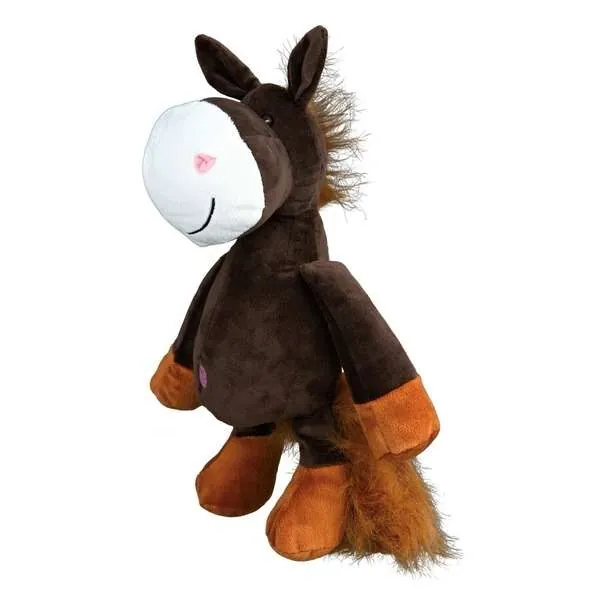 Trixie Pferd aus Plüsch 32 cm – Robustes Spielzeug für Hunde