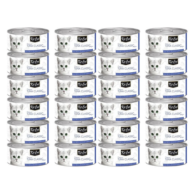 Kit Cat Grain-Free Tuna Classic Topper Wet Cat Food