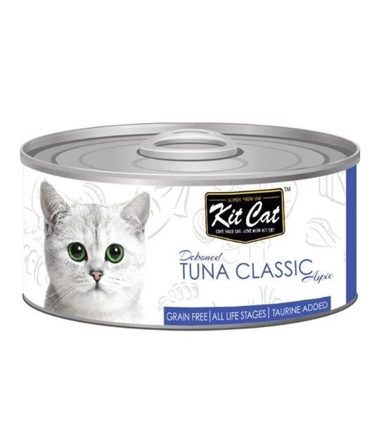 Kit Cat Grain-Free Tuna Classic Topper Wet Cat Food