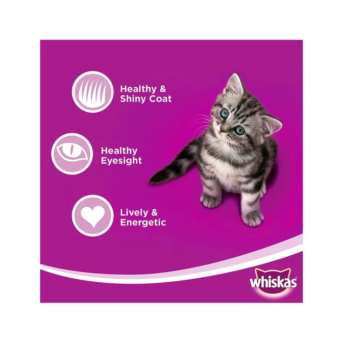 Whiskas Junior With Tuna Wet Kitten Food 4x80G