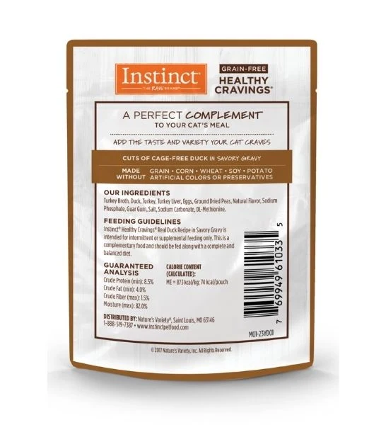 Instinct Healthy Cravings Duck Wet Cat Food